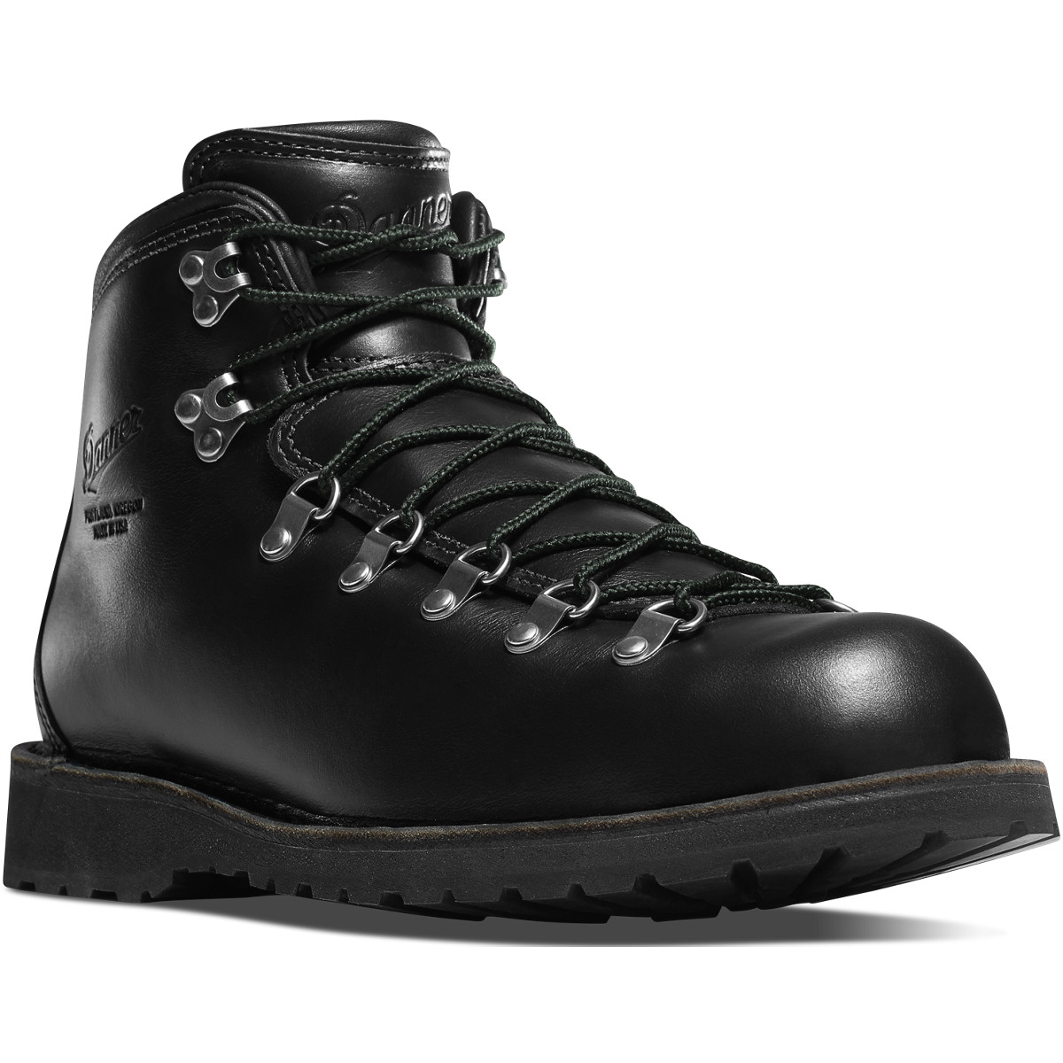 Danner Mens Mountain Pass Hiking Boots Black - ESH067195